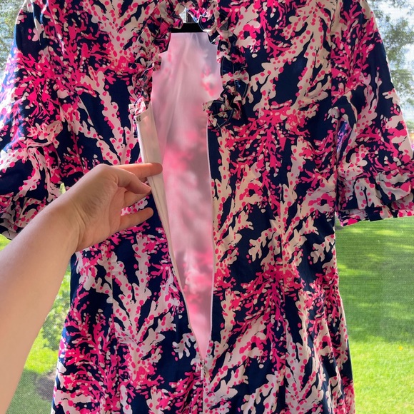 Lilly Pulitzer Fiesta Stretch Dress Nauti Navy Beyond the Sea - Picture 7 of 8